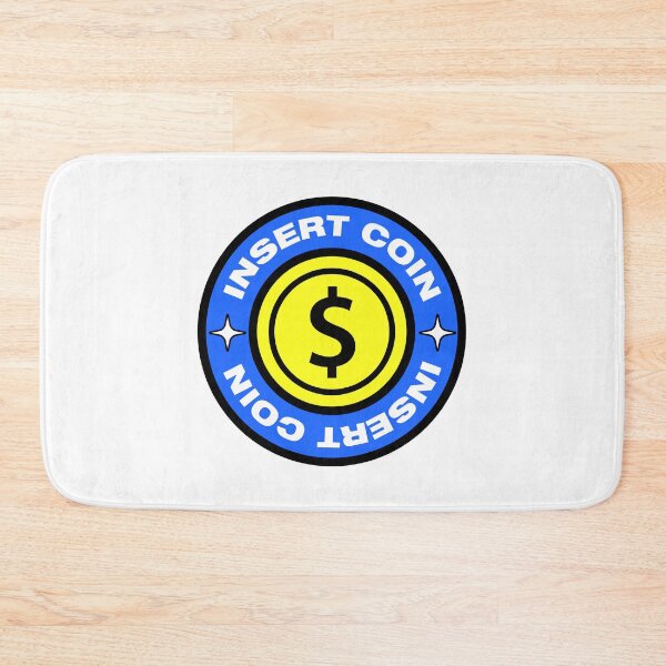 Item preview, Insert Coin vintage Video games Retro gaming designed and sold by Burning Dog.