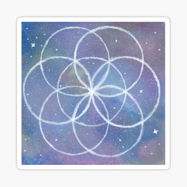 Cosmic Seed of Life Sticker