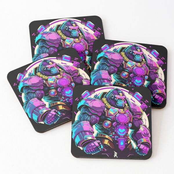 Item preview, Gorilla Robot Art (Ver.2): Unveiling Intrigue with Mechanical Majesty! Explore Now! designed and sold by Watchara Aekcheen.