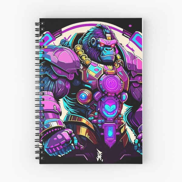 Item preview, Gorilla Robot Art (Ver.2): Unveiling Intrigue with Mechanical Majesty! Explore Now! designed and sold by Watchara Aekcheen.
