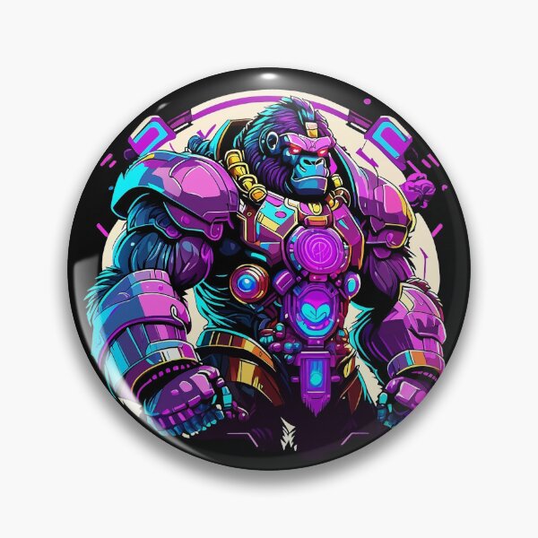 Item preview, Gorilla Robot Art (Ver.2): Unveiling Intrigue with Mechanical Majesty! Explore Now! designed and sold by Watchara Aekcheen.