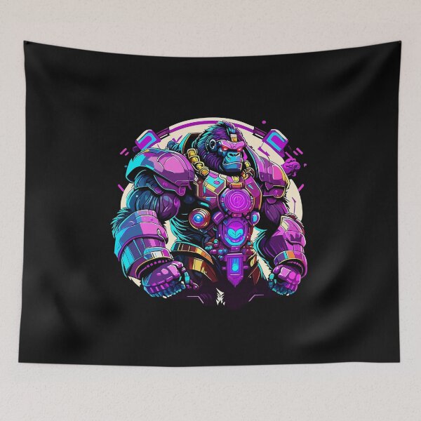 Item preview, Gorilla Robot Art (Ver.2): Unveiling Intrigue with Mechanical Majesty! Explore Now! designed and sold by Watchara Aekcheen.