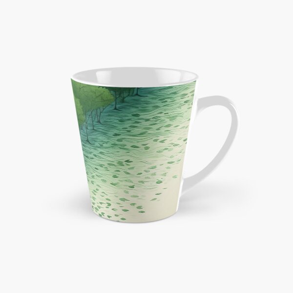 Item preview, Leaf on the Flow: Minimalist Boat on the Green River designed and sold by Piotrek0001.