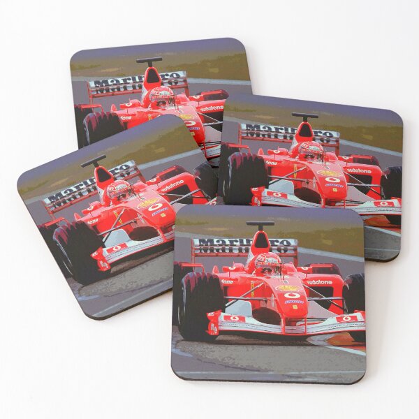 Item preview, Michael Schumacher racing in his 2002 F1 racecar from the front designed and sold by Rodissimus1984.
