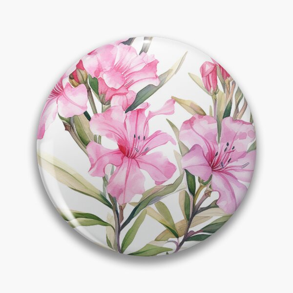 Item preview, Botanica letalis - Oleander, beautiful flower, Botanical  designed and sold by Dahlann.