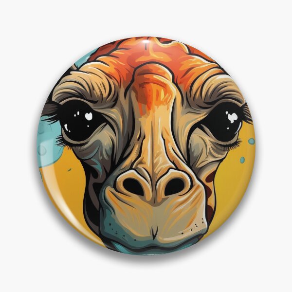 Item preview, Funny Comic Giraffe Arabic Slang Words Pop Art AI Generated- زرافة بالعربي منطق؟ عبارات شعبية مضحك بالعامي designed and sold by FUNqoosh.
