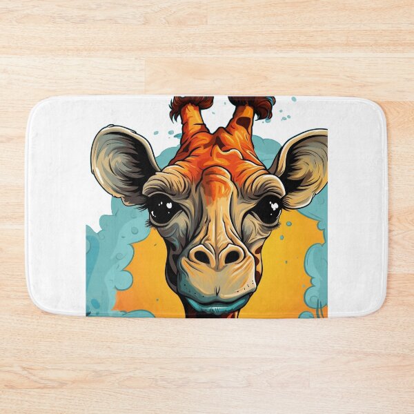 Item preview, Funny Comic Giraffe Arabic Slang Words Pop Art AI Generated- زرافة بالعربي منطق؟ عبارات شعبية مضحك بالعامي designed and sold by FUNqoosh.