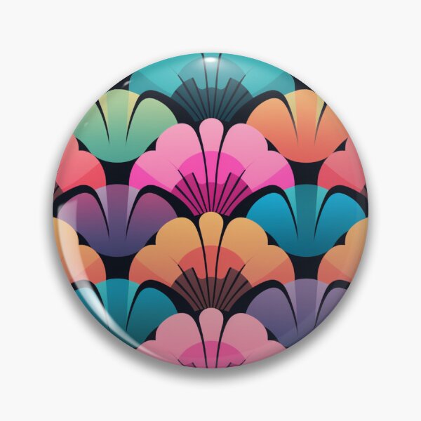 Item preview, Colorful Scallop Style Pattern designed and sold by AerinDigital.