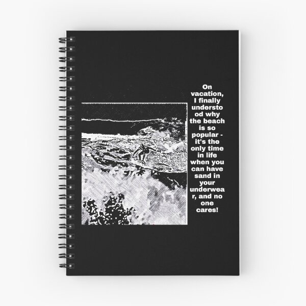 Item preview, Holidays and the sea on a black background designed and sold by FlowerandDesing.