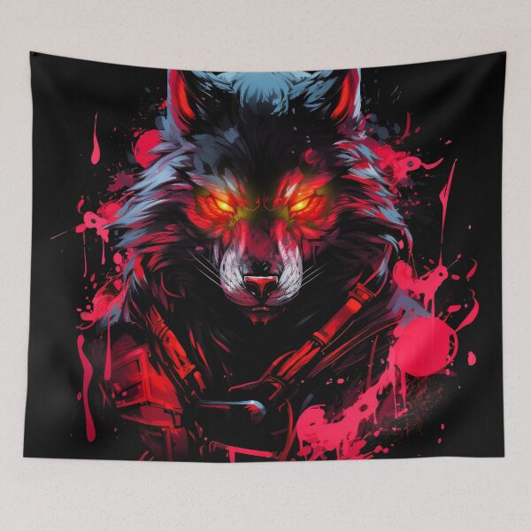 Item preview, Cyber Wolf designed and sold by mentedejeff.
