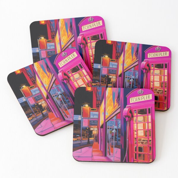 Item preview, London Call: Pop Art Phone Booth designed and sold by Moisky Art.