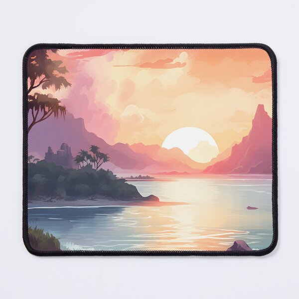 Item preview, Sunset Symphony: Seaside Watercolor designed and sold by Shirtastically.