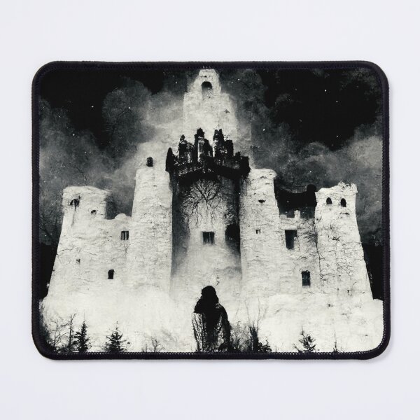 Item preview, Apparition In The Forest At A Mountain Castle In A Forest designed and sold by ZGigerBarker.
