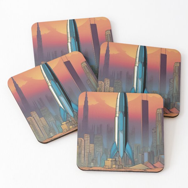Item preview, Comic City Rocket designed and sold by Mintibix.