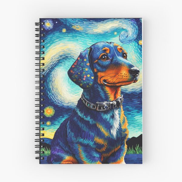Item preview, Van gogh Starry Night Dachshund designed and sold by Vangoholic.