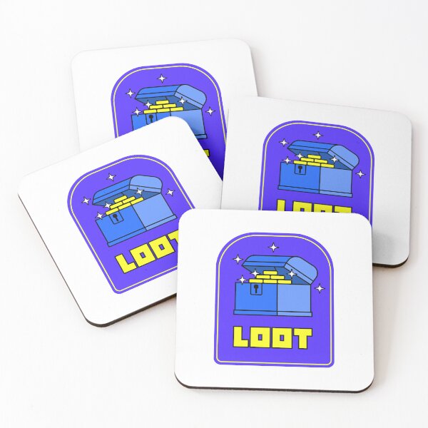 Item preview, Loot treasure Video games Retro gaming designed and sold by Burning Dog.