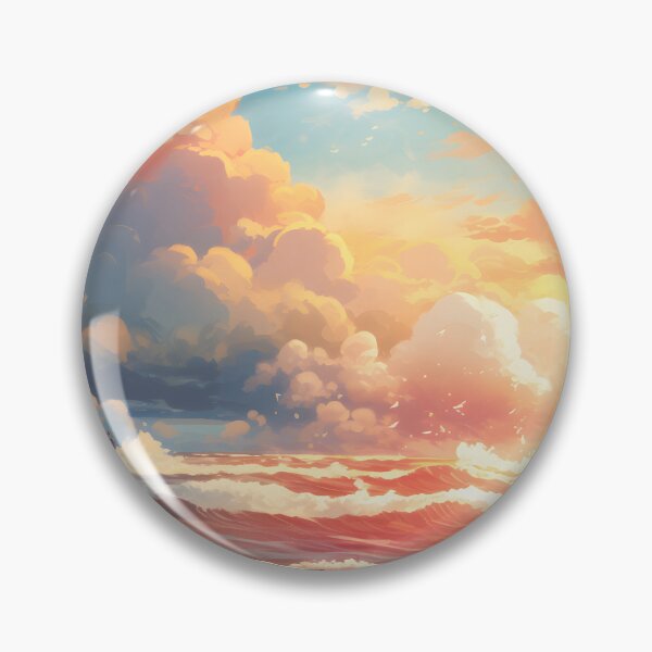 Item preview, Seaside Serenade: A Sunset Watercolor designed and sold by Shirtastically.