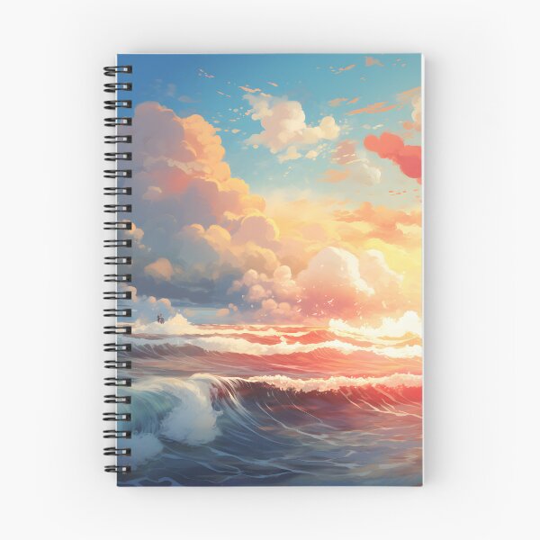 Item preview, Seaside Serenade: A Sunset Watercolor designed and sold by Shirtastically.