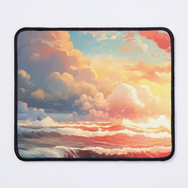Item preview, Seaside Serenade: A Sunset Watercolor designed and sold by Shirtastically.