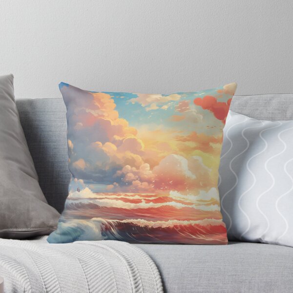Item preview, Seaside Serenade: A Sunset Watercolor designed and sold by Shirtastically.