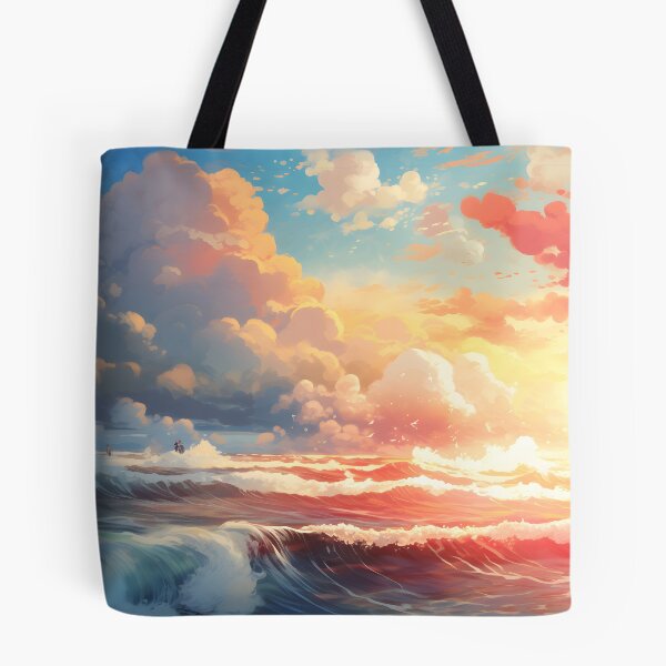 Item preview, Seaside Serenade: A Sunset Watercolor designed and sold by Shirtastically.