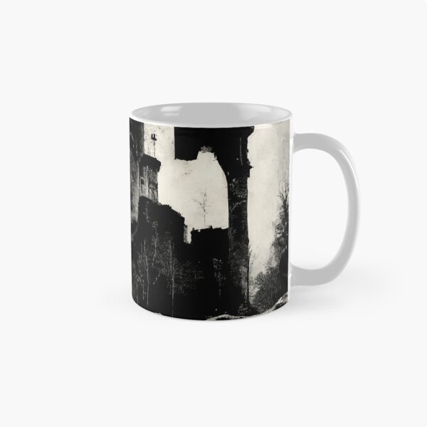 Item preview, Mountain Castle In A Barren Landscape designed and sold by ZGigerBarker.