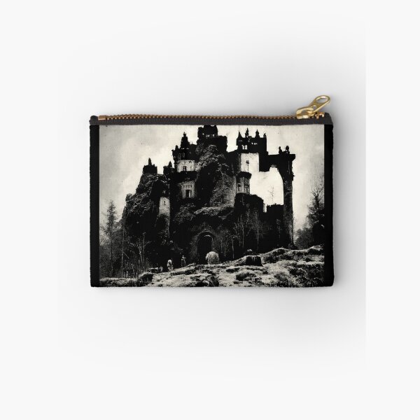 Item preview, Mountain Castle In A Barren Landscape designed and sold by ZGigerBarker.
