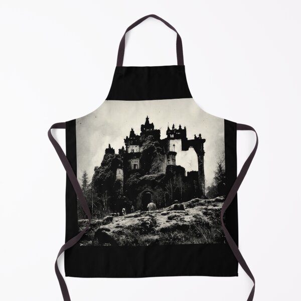 Item preview, Mountain Castle In A Barren Landscape designed and sold by ZGigerBarker.