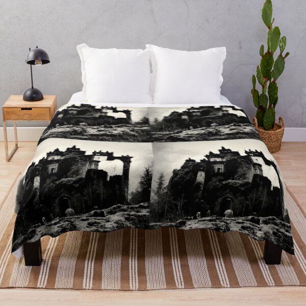 Item preview, Mountain Castle In A Barren Landscape designed and sold by ZGigerBarker.