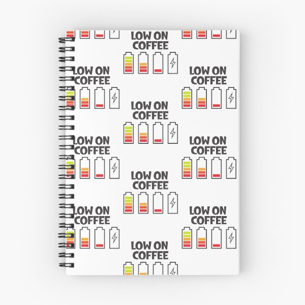 Item preview, Low On Coffee Social Battery designed and sold by ArtFromBeyond.