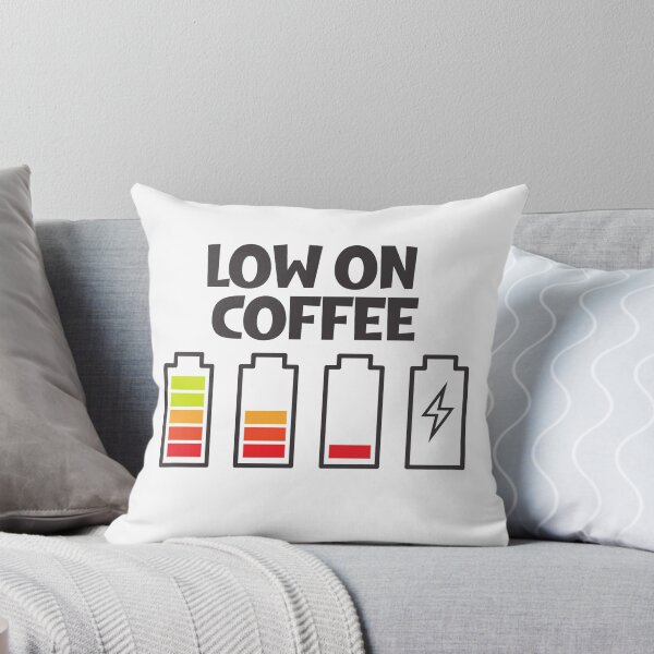 Item preview, Low On Coffee Social Battery designed and sold by ArtFromBeyond.