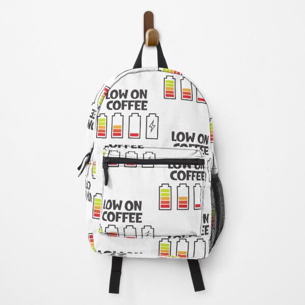 Item preview, Low On Coffee Social Battery designed and sold by ArtFromBeyond.
