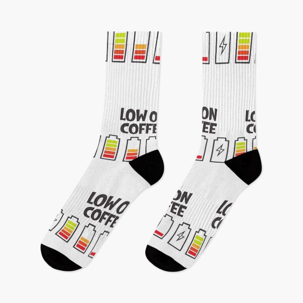 Item preview, Low On Coffee Social Battery designed and sold by ArtFromBeyond.