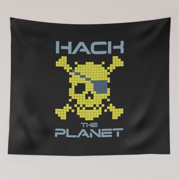 Item preview, Hack The Planet  designed and sold by NOTE-ME.