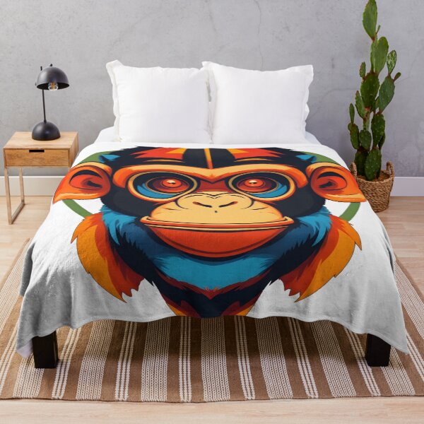 Item preview, trippy monkey designed and sold by BearsAndSkulls.