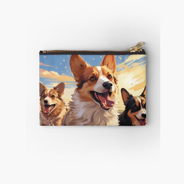 Item preview, Three Happy Corgis designed and sold by CatCoconut-Art.