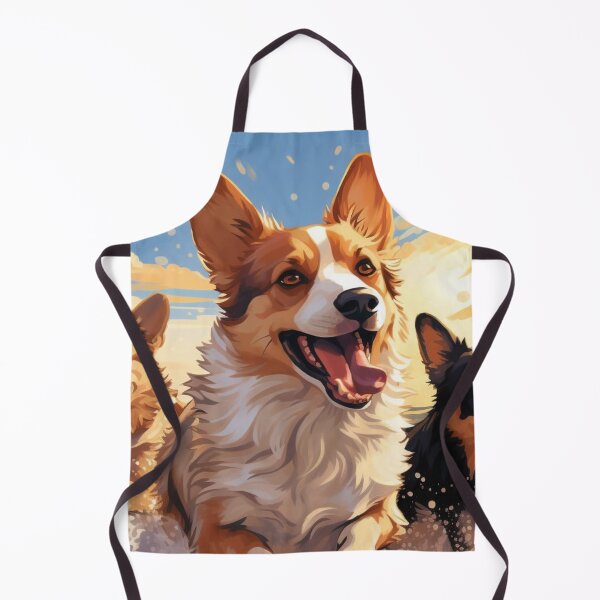 Item preview, Three Happy Corgis designed and sold by CatCoconut-Art.
