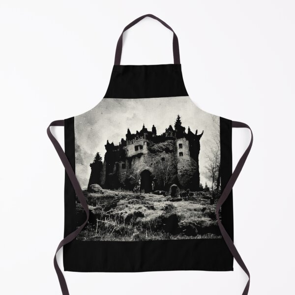 Item preview, Creepy Mountain Castle In A Haunted Barren Landscape designed and sold by ZGigerBarker.
