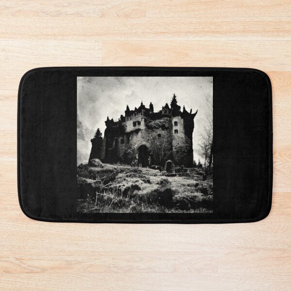 Item preview, Creepy Mountain Castle In A Haunted Barren Landscape designed and sold by ZGigerBarker.