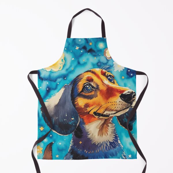 Artikelvorschau, Van Gogh Starry Night Dachshund entworfen und verkauft von Vangoholic.