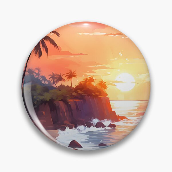 Item preview, Dusk Delight: Watercolor Seaside Sunset designed and sold by Shirtastically.