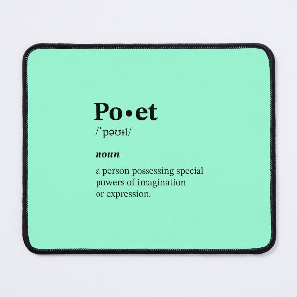 Item preview, Mint Green Poet Definition designed and sold by Charlottieloux.