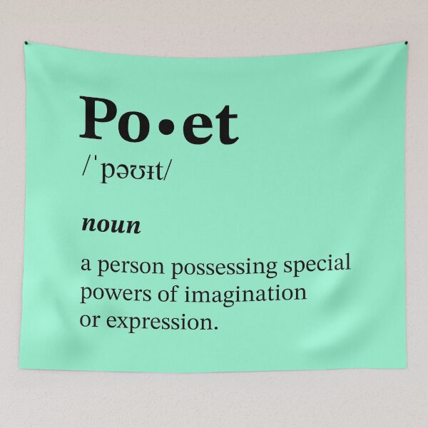 Item preview, Mint Green Poet Definition designed and sold by Charlottieloux.