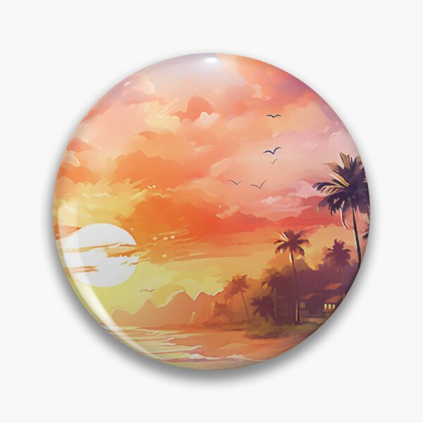 Item preview, Sunset Serenity: A Seaside Watercolor designed and sold by Shirtastically.