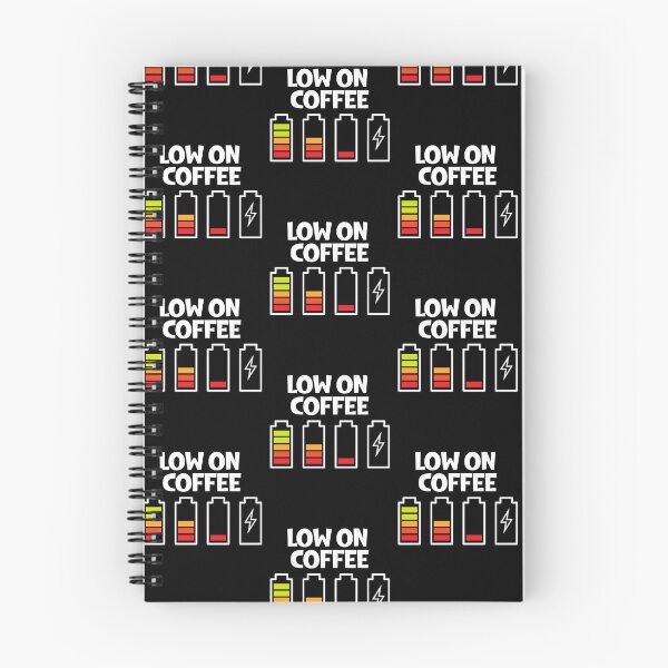 Item preview, Low On Coffee Social Battery designed and sold by ArtFromBeyond.