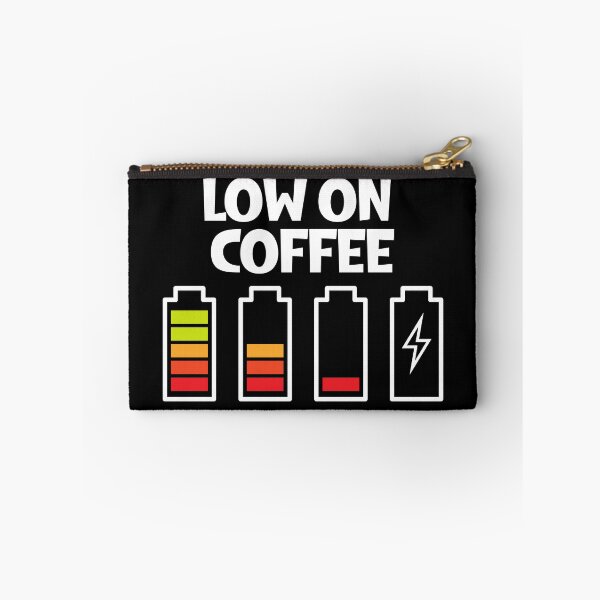 Item preview, Low On Coffee Social Battery designed and sold by ArtFromBeyond.