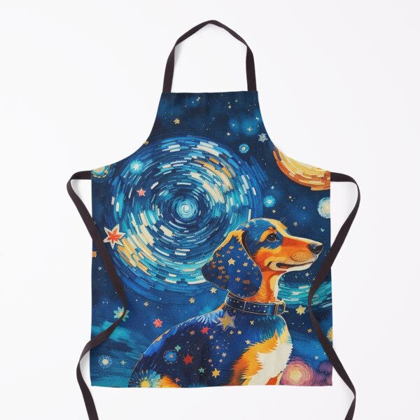 Artikelvorschau, Van Gogh Starry Night Dachshund entworfen und verkauft von Vangoholic.