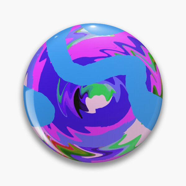 Item preview, Abstract art twirl in blue and violet designed and sold by Maccoticspace.