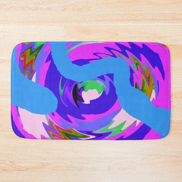 Item preview, Abstract art twirl in blue and violet designed and sold by Maccoticspace.
