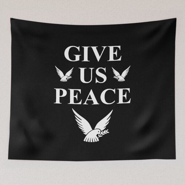 Item preview, Give us peace white designed and sold by Politics-Corner.
